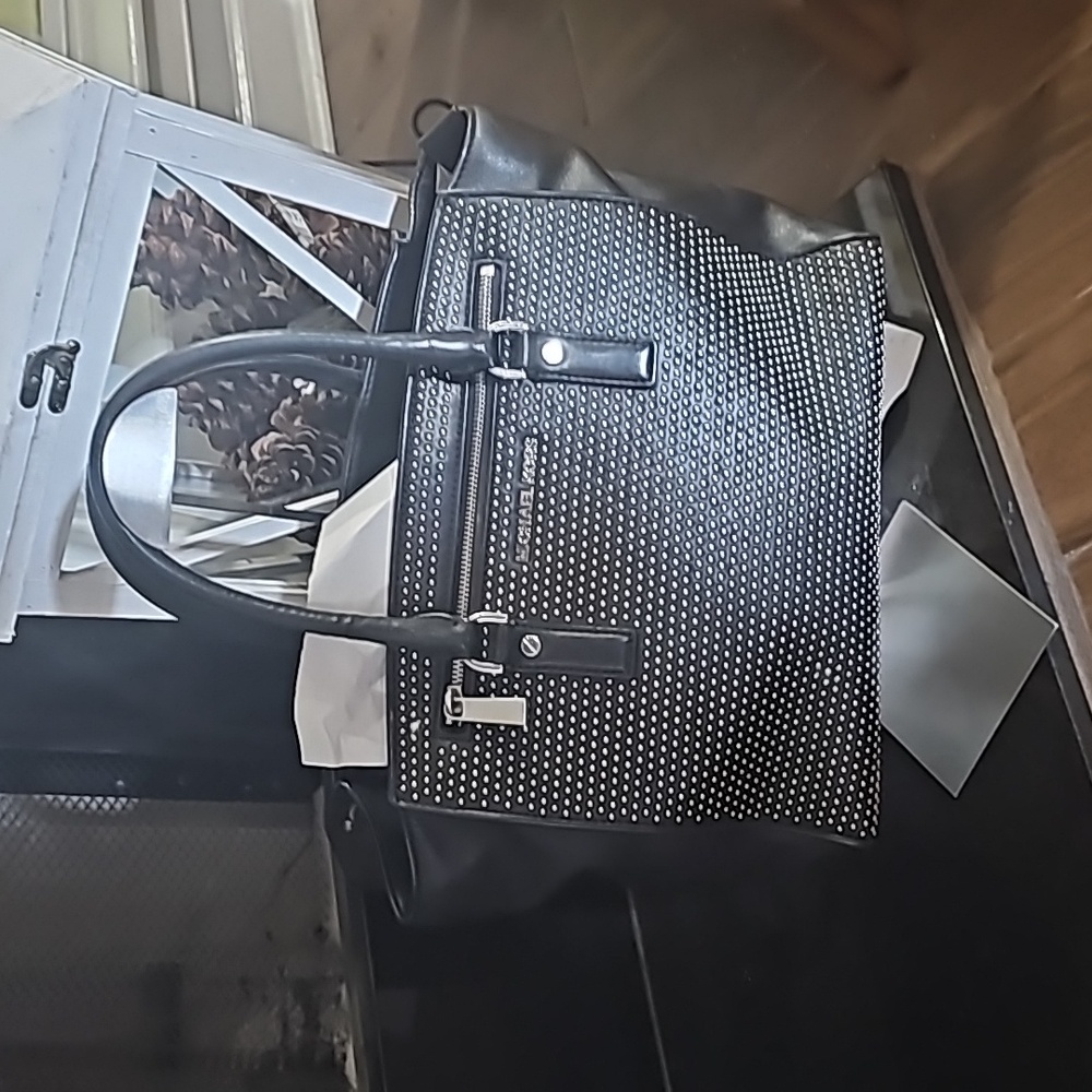 Michael Kors Black Studded Tote
